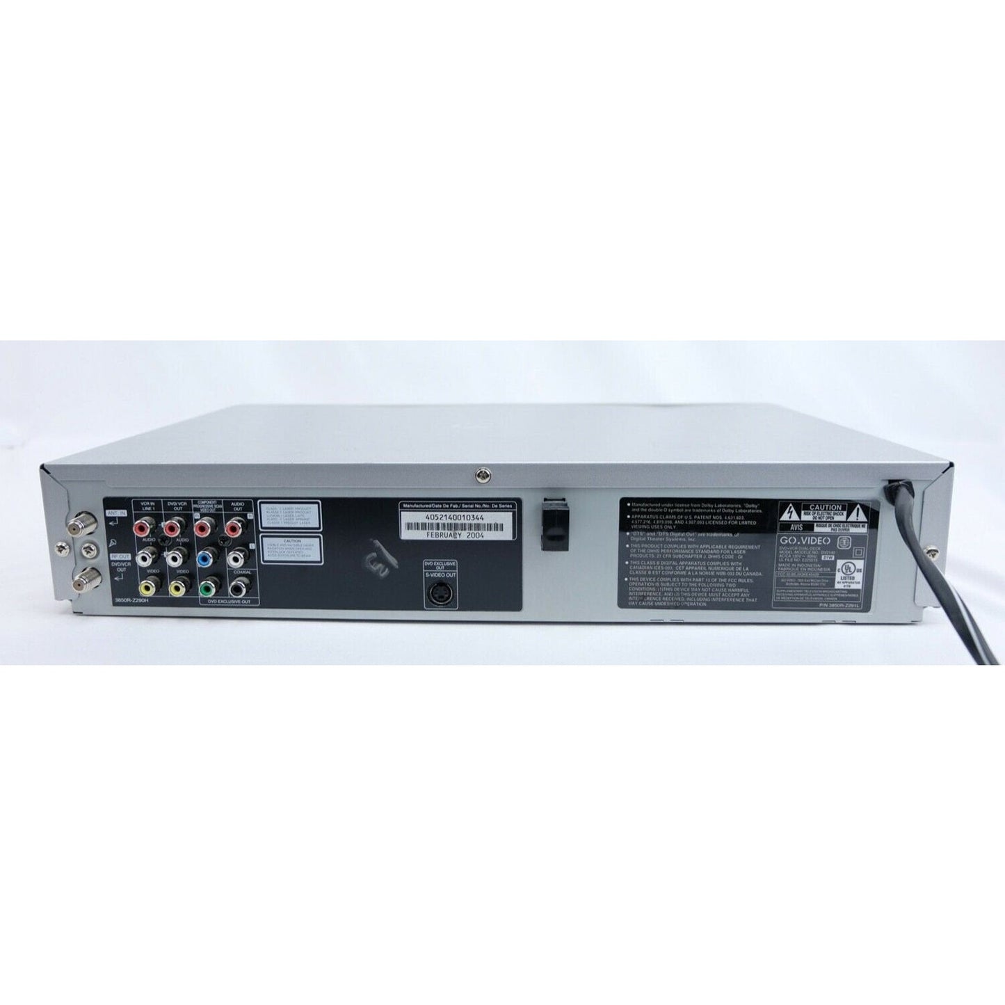 New in Box Go Video dv2140 DVD VCR Combo with Hdmi Adapter