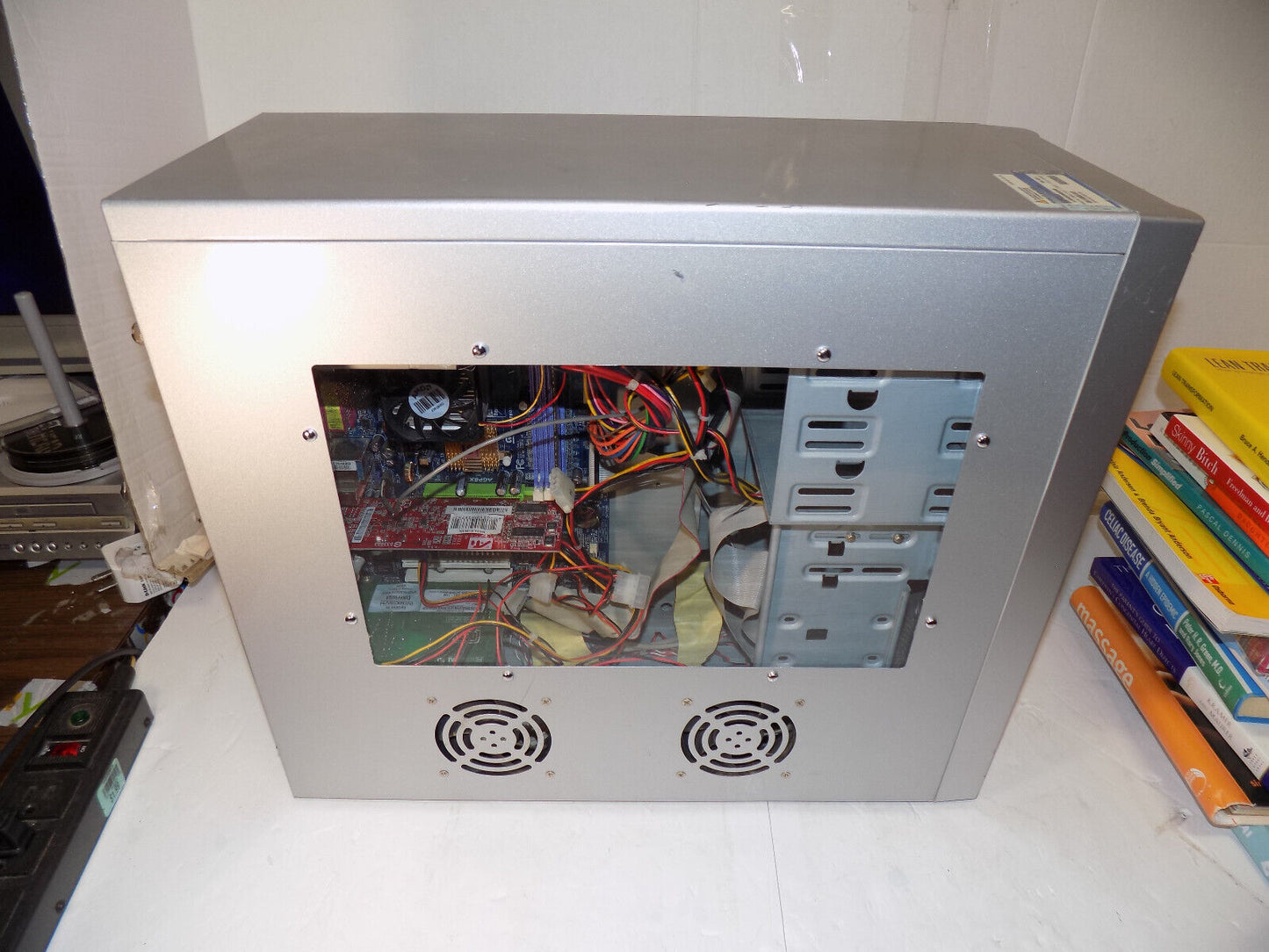 Custom Desktop PC AMD Athlon ATI video Card 2GB RAM No Hard Drive