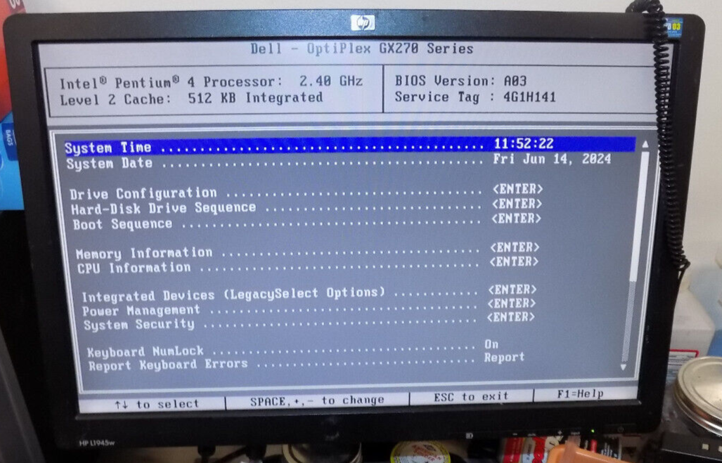 Dell Optiplex GX270 Desktop PC Pentium 4 / 2.8GHz /512Mb /
