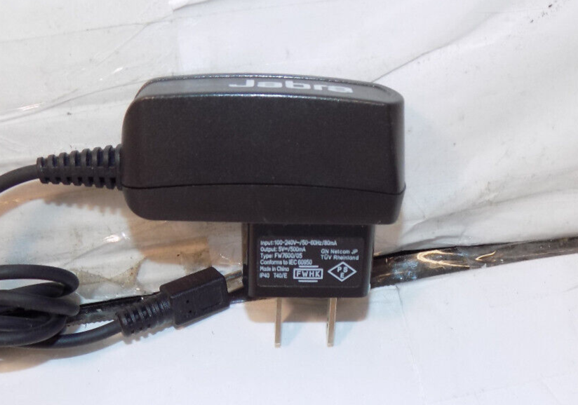 Jabra FW7600/05 AC Power Adapter Charger For FWHK IP40 Bluetooth Headset