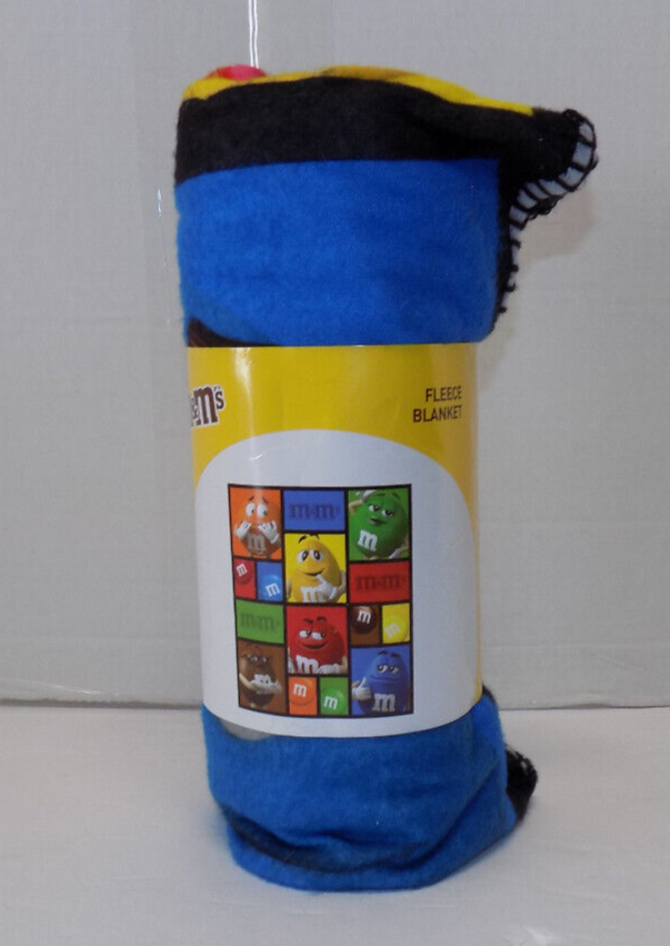 M&M's Fleece Blanket 50 x 60 Inch NEW