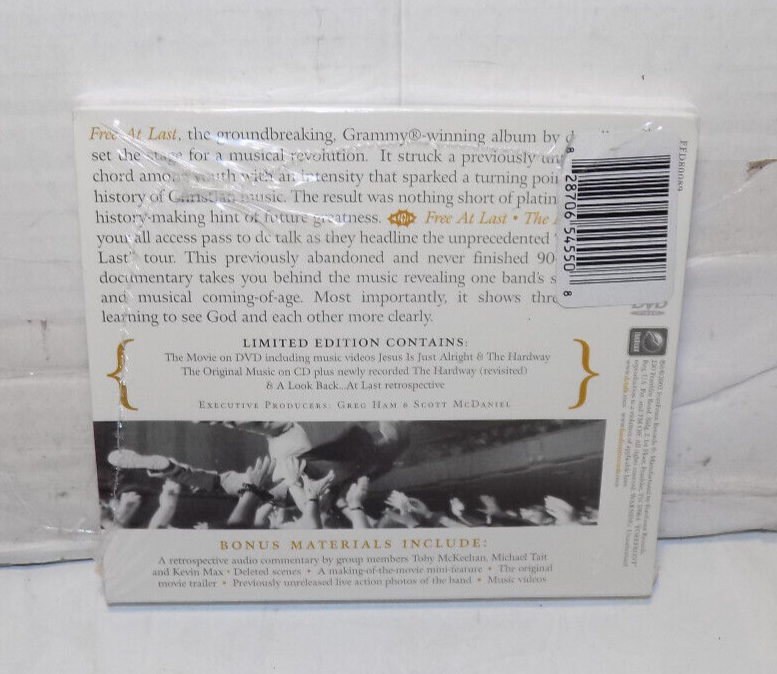 DC Talk Free at Last 10th Anniversary The Music CD And The Movie DVD 2002 New