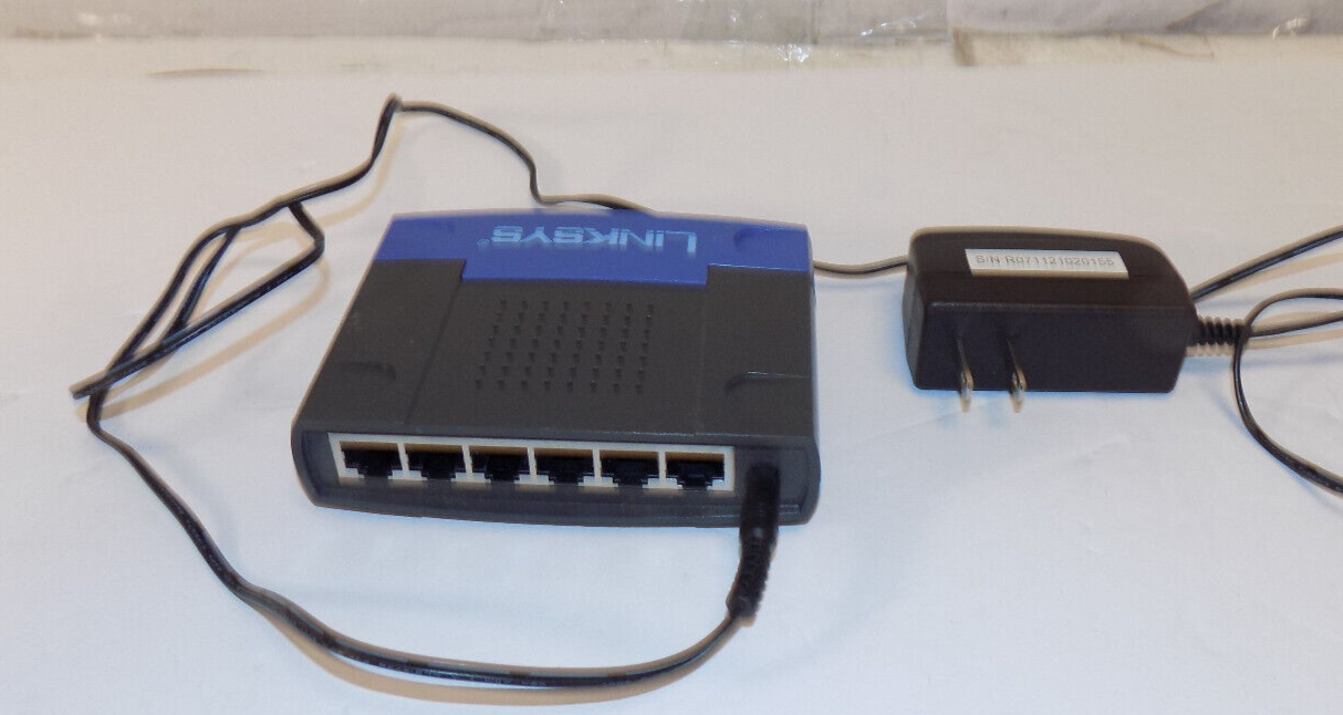 Linksys 10/100 5-Port Workgroup Switch Model EZXS55W Version 4.1