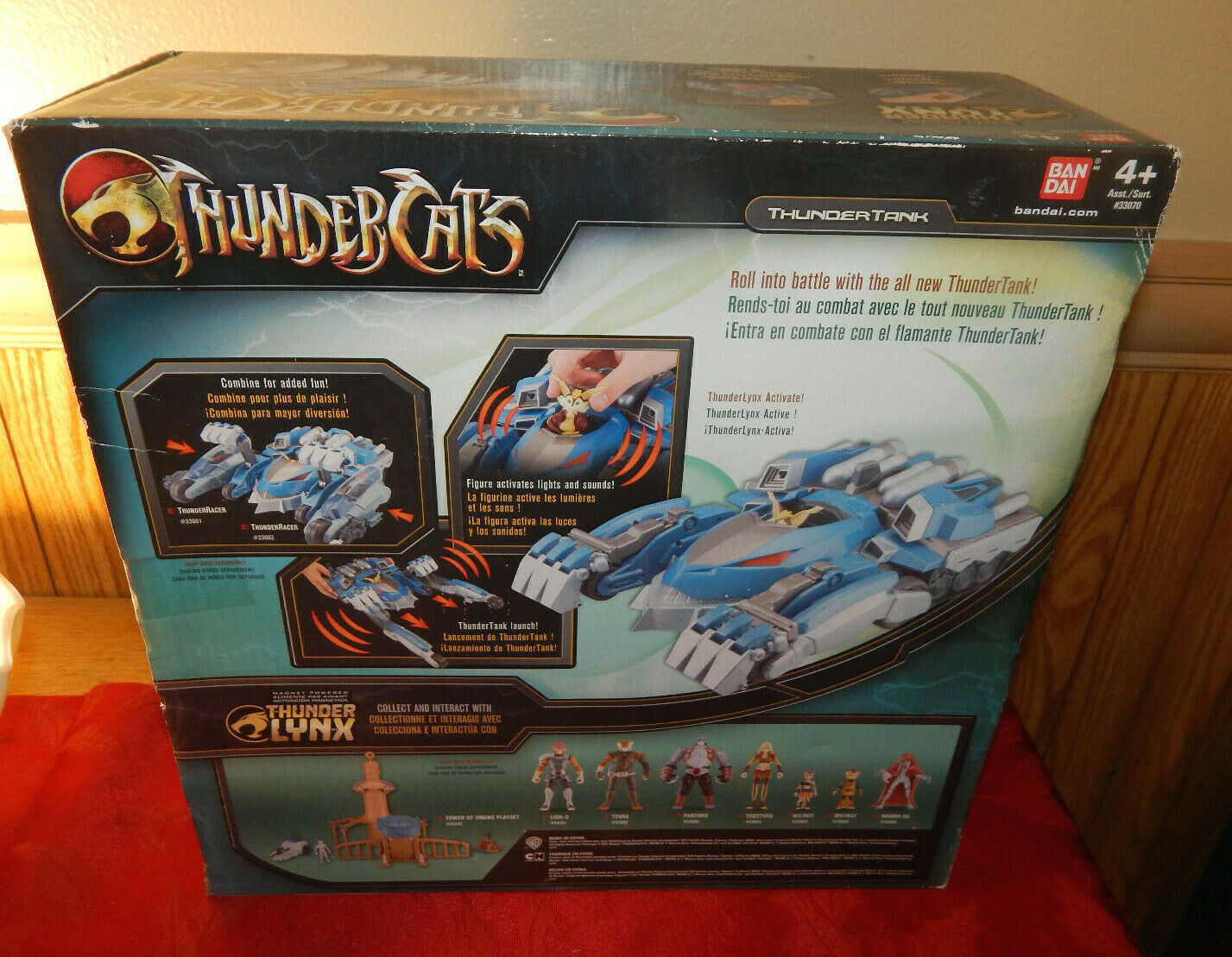 2011 Bandai Thundercats Thundertank Action Figure Vehicle New