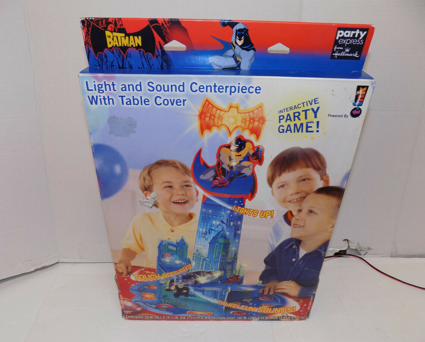 NEW Collectible Batman Birthday Party Centerpiece Decoration W/ Lights & Sound