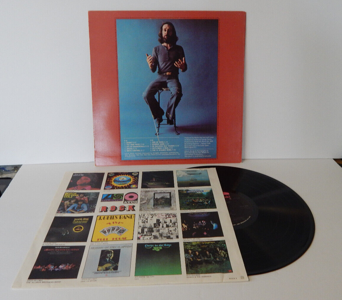 George Carlin FM & AM Vinyl LP Record 1972 VG+