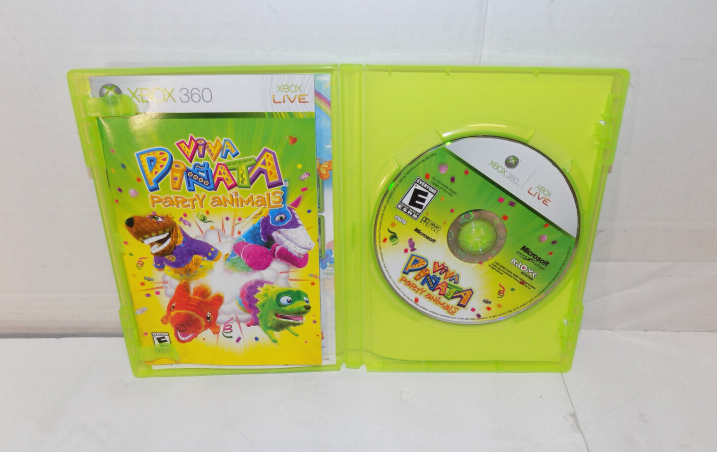 Microsoft Xbox 360 Viva Pinata Party Animals. Manual included.