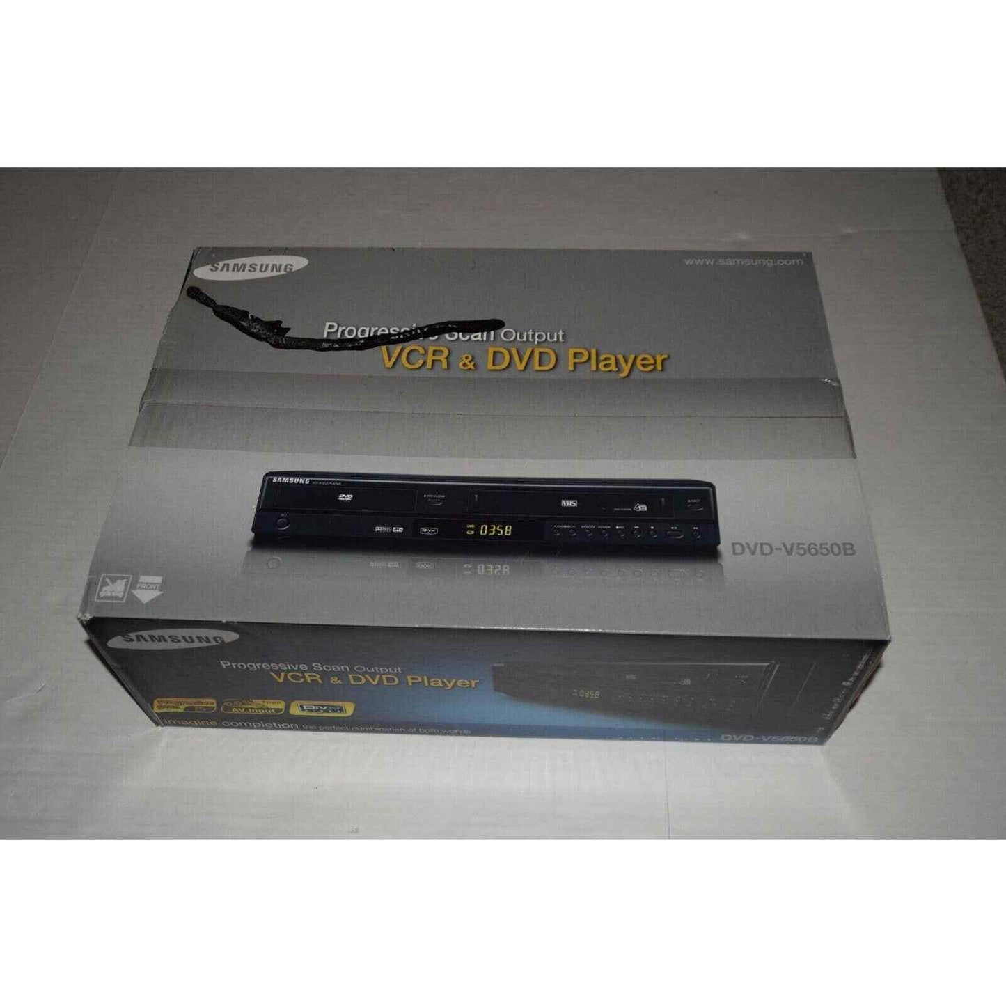 New VCR Samsung Dvdv5650b DVD VCR Combo HDMI Adapter Included
