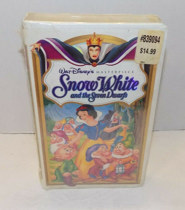 New VHS Disney Masterpiece Collection Snow White And The Seven Dwarfs VHS Sealed