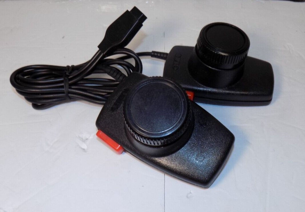 Atari 2600 Gemini Paddle Controllers Pair