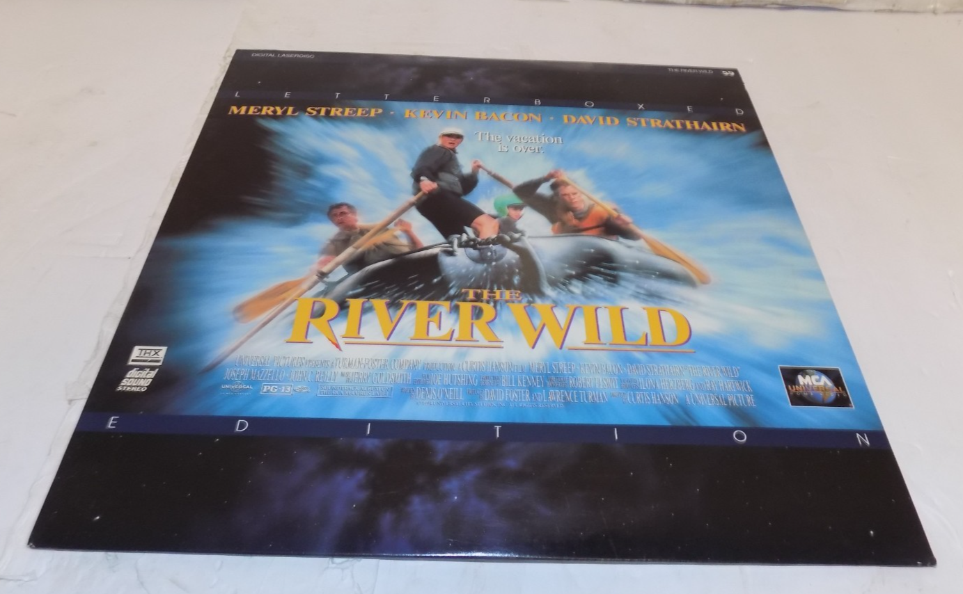 The River Wild LaserDisc LD Letterbox Edition Meryl Streep Kevin Bacon