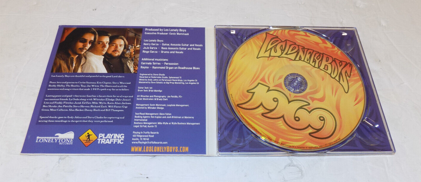 Los Lonely Boys 1969 Music CD 2009 Playing In Traffic Records