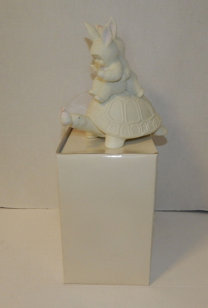 Snowbabies It's Working We're Going Faster Sprintime Stories Easter Dept 56 1995
