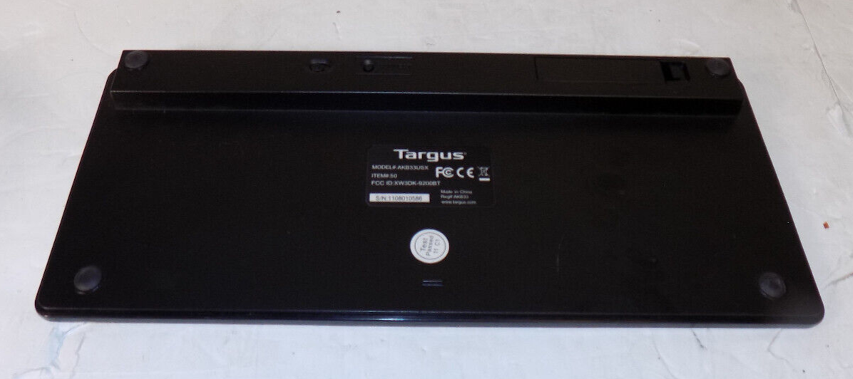 Targus Wireless Bluetooth Keyboard Model AKB33USX Black
