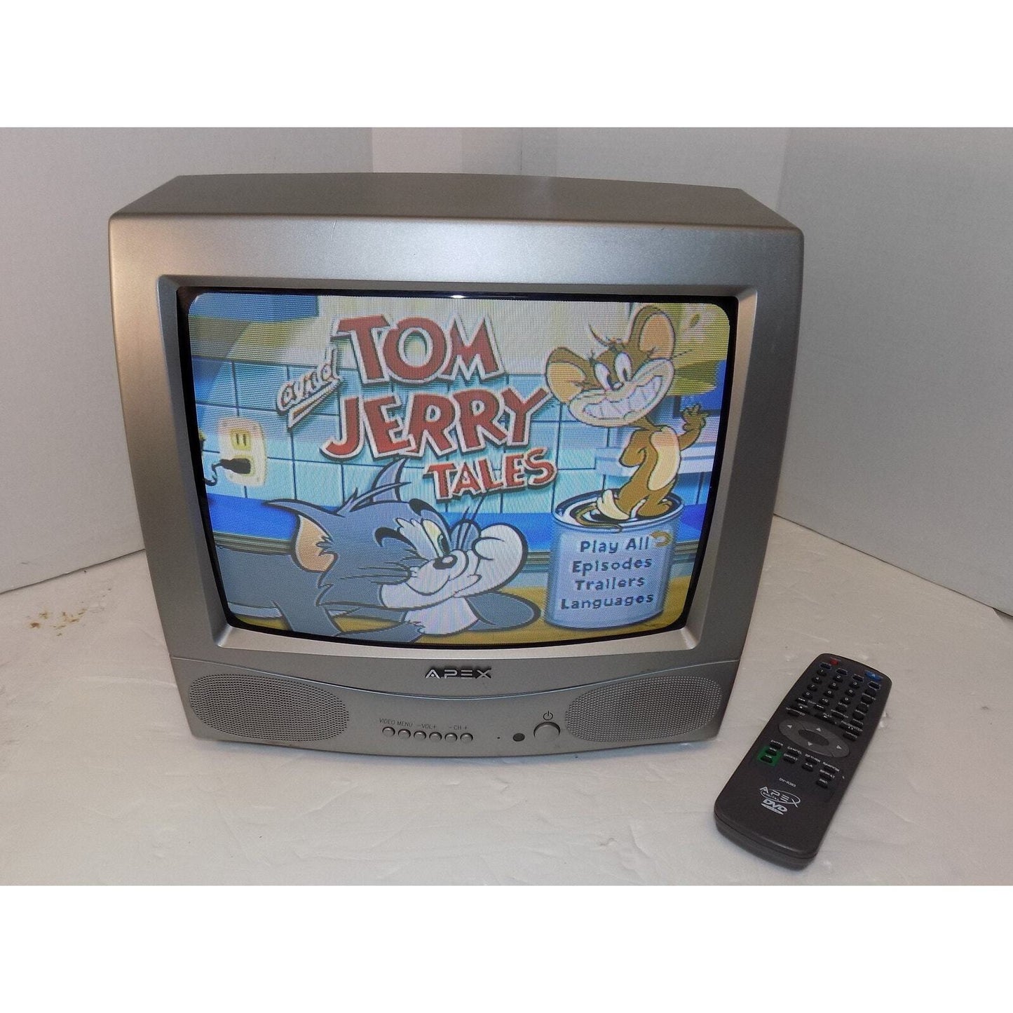 Apex AT1308 13" CRT Color TV Retro Gaming TV with Remote