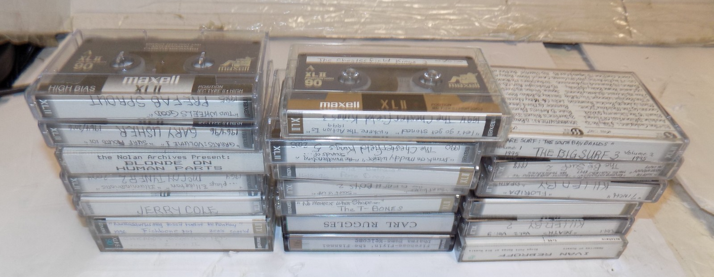 Lot of 20 Maxell XL II 90 High Bias Audio Cassette Tapes