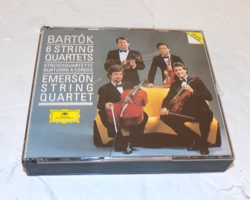 Bartok 6 String Quartet Emerson String Quartet 2 CD Set with Booklet