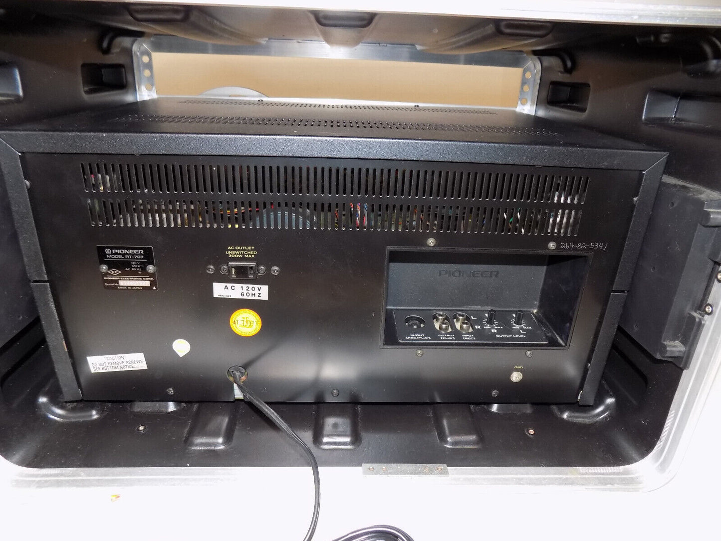 NICE PIONEER RT707 STEREO REEL TO REEL WITH SKB HARD CASE