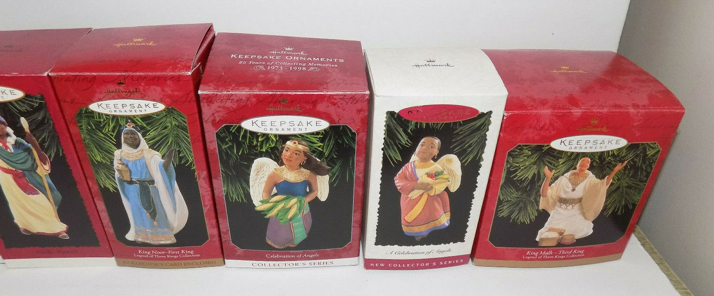 Lot of 8 Kwanza Hallmark Ornaments