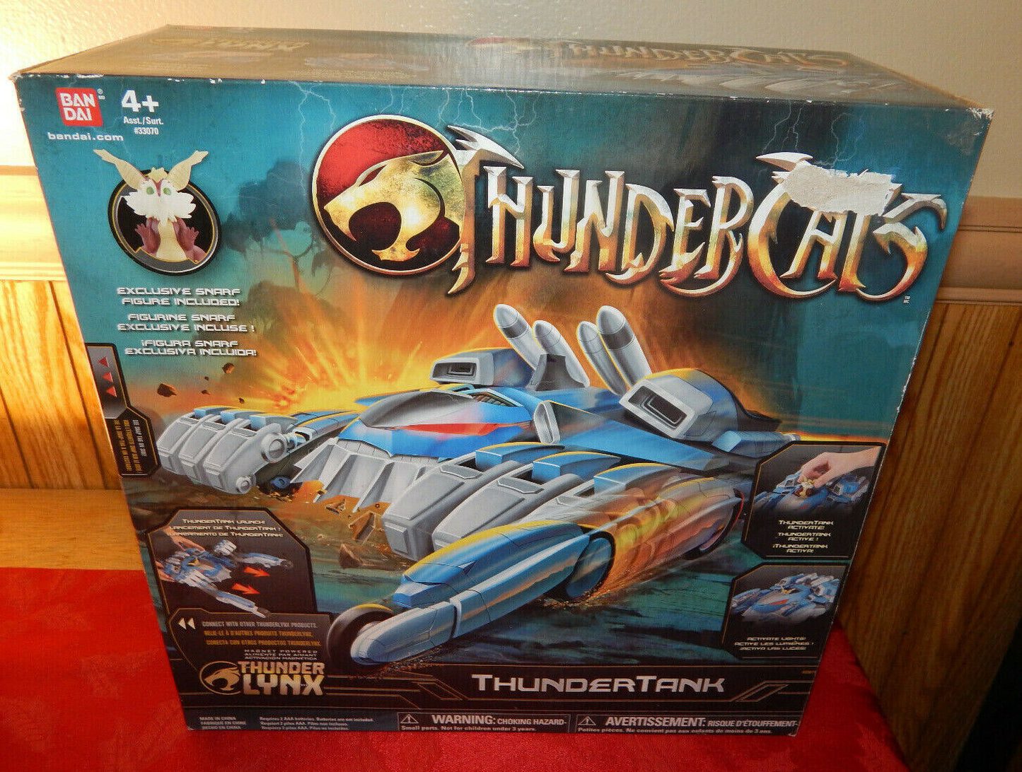 2011 Bandai Thundercats Thundertank Action Figure Vehicle New