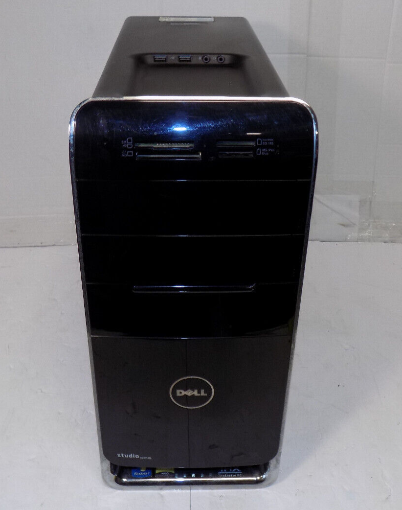 Dell Studio XPS 7100 Desktop PC AMD Phenom II x4 945 6 GB RAM 256 SSD 1 TB HDD