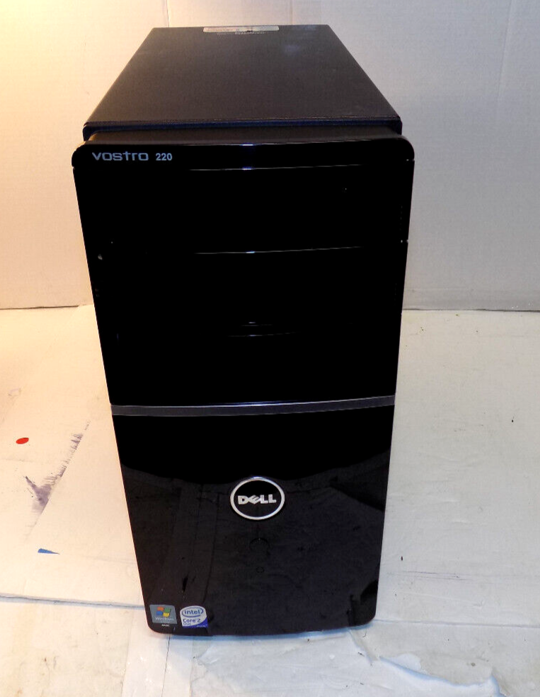 Dell Vostro 220 Desktop Computer PC Intel Core 2 250GB SSD 4 GB RAM Win 10 Pro