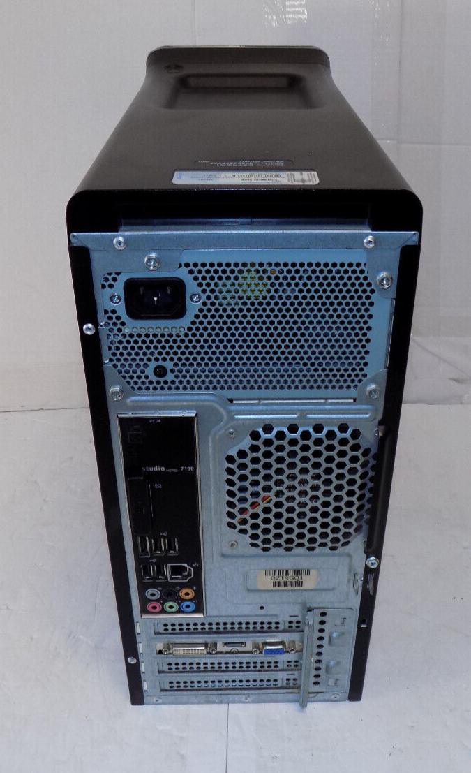 Dell Studio XPS 7100 Desktop PC AMD Phenom II x4 945 6 GB RAM 256 SSD 1 TB HDD