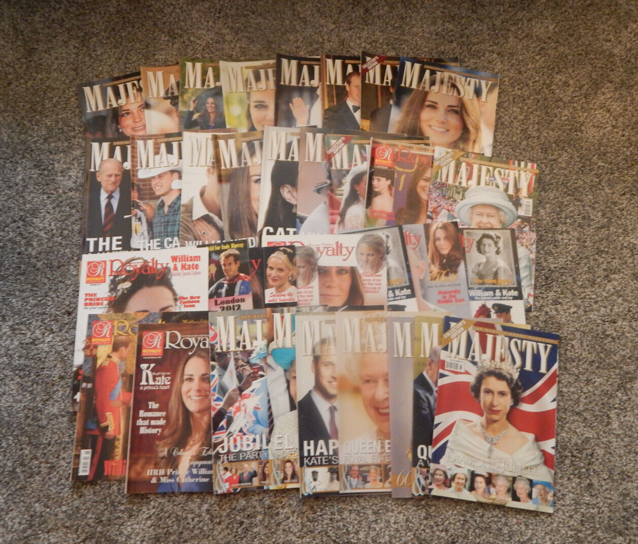 Mixed Lot Of 34 Royalty and Majesty Magazines British Royal Family Magazines