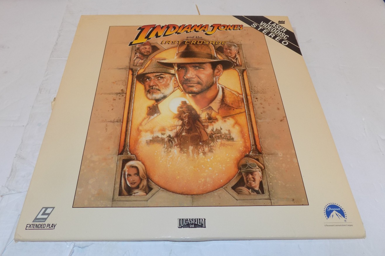 Indiana Jones and the Last Crusade Laserdisc LD Movie Harrison Ford Sean Connery