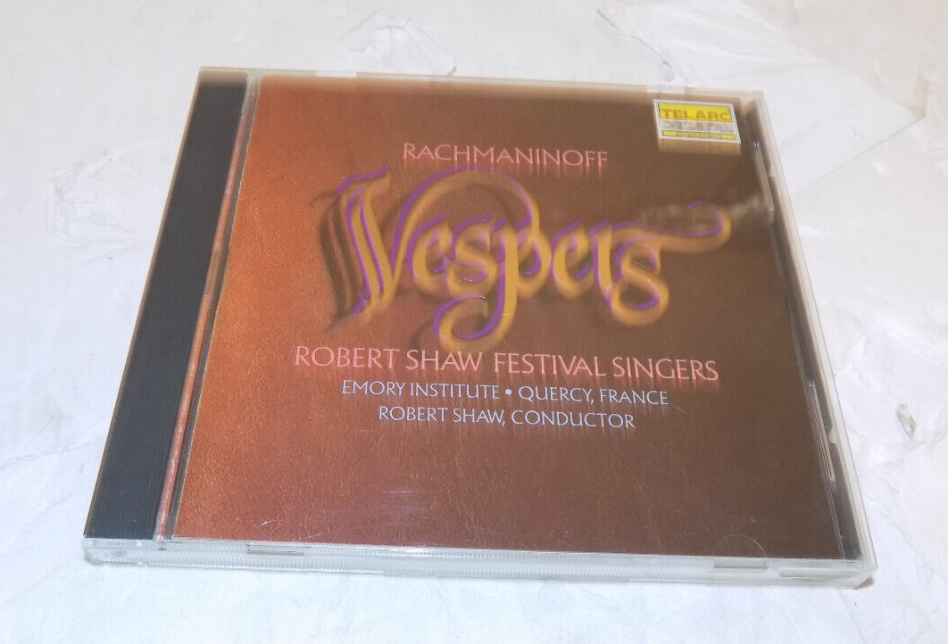 Rachmaninoff Vespers Robert Shaw Festival Singers Telarc CD-80172
