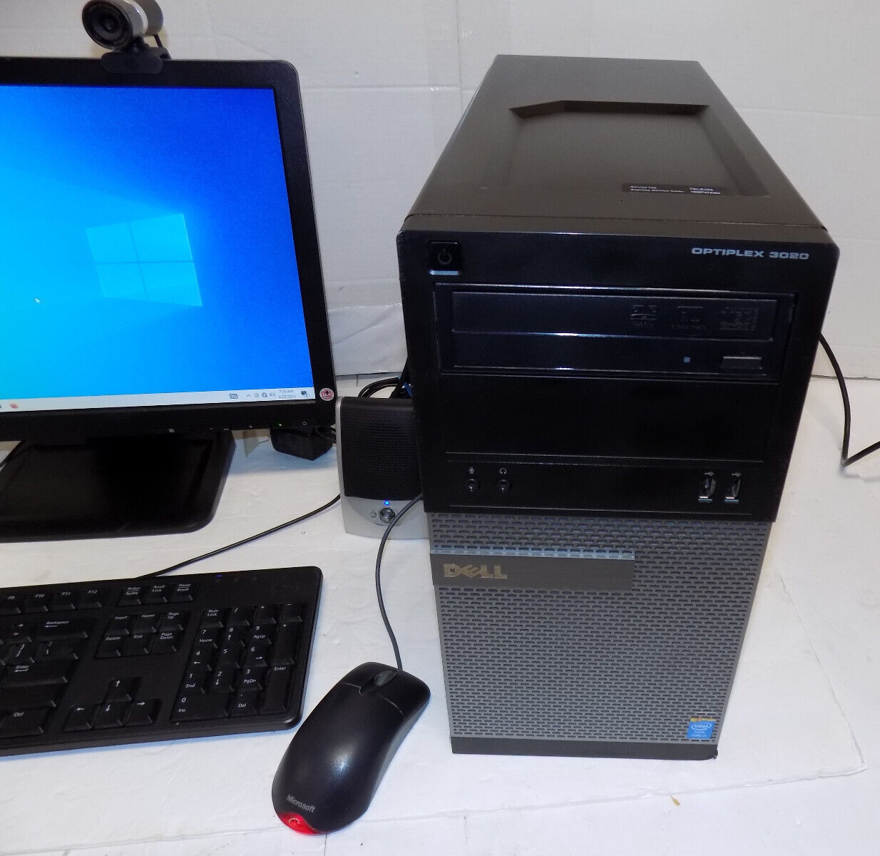 Dell Optiplex i3 Desktop Computer 6GB Ram 256 SSD 500GB HDD w/Monitor Keyboard