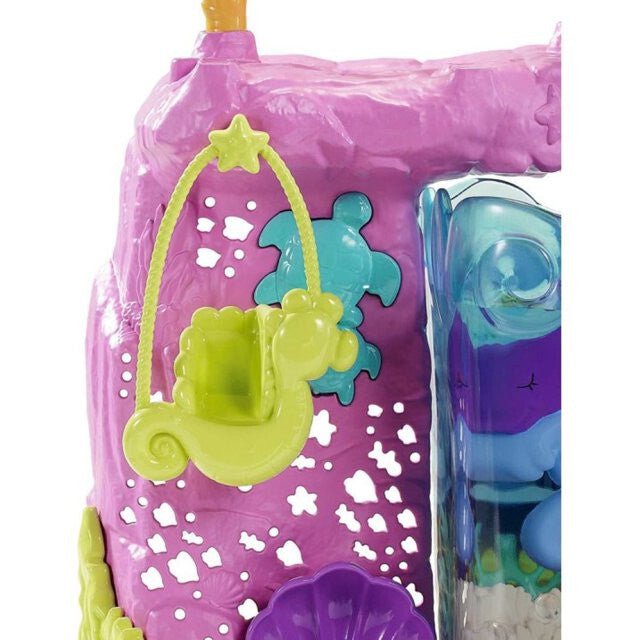 Polly Pocket Splashin' Fun Mermaid Pack Water Tank, Submarine, Boat Two 3" Dolls
