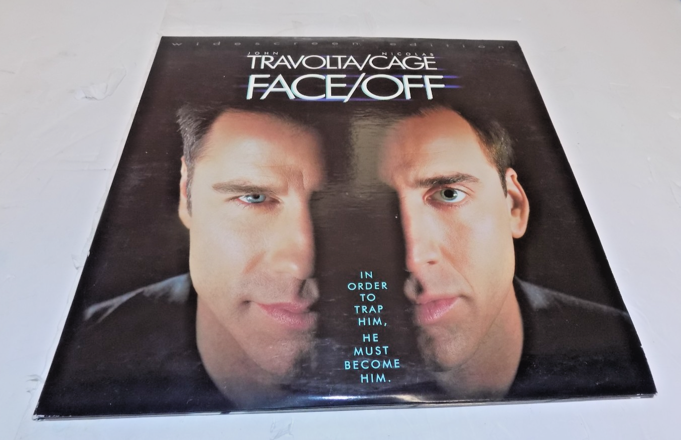 Face Off with John Travolta Nicholas Cage LaserDisc LD Widescreen Movie