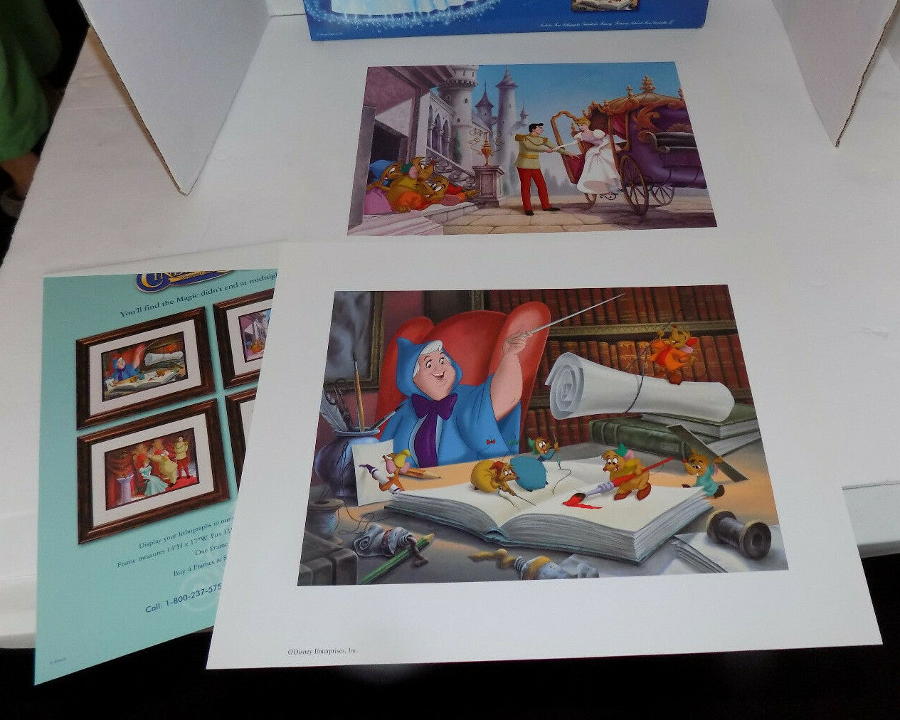 Disney's Cinderella II Dreams Come True Lithograph Portfolio Set of 4 Prints