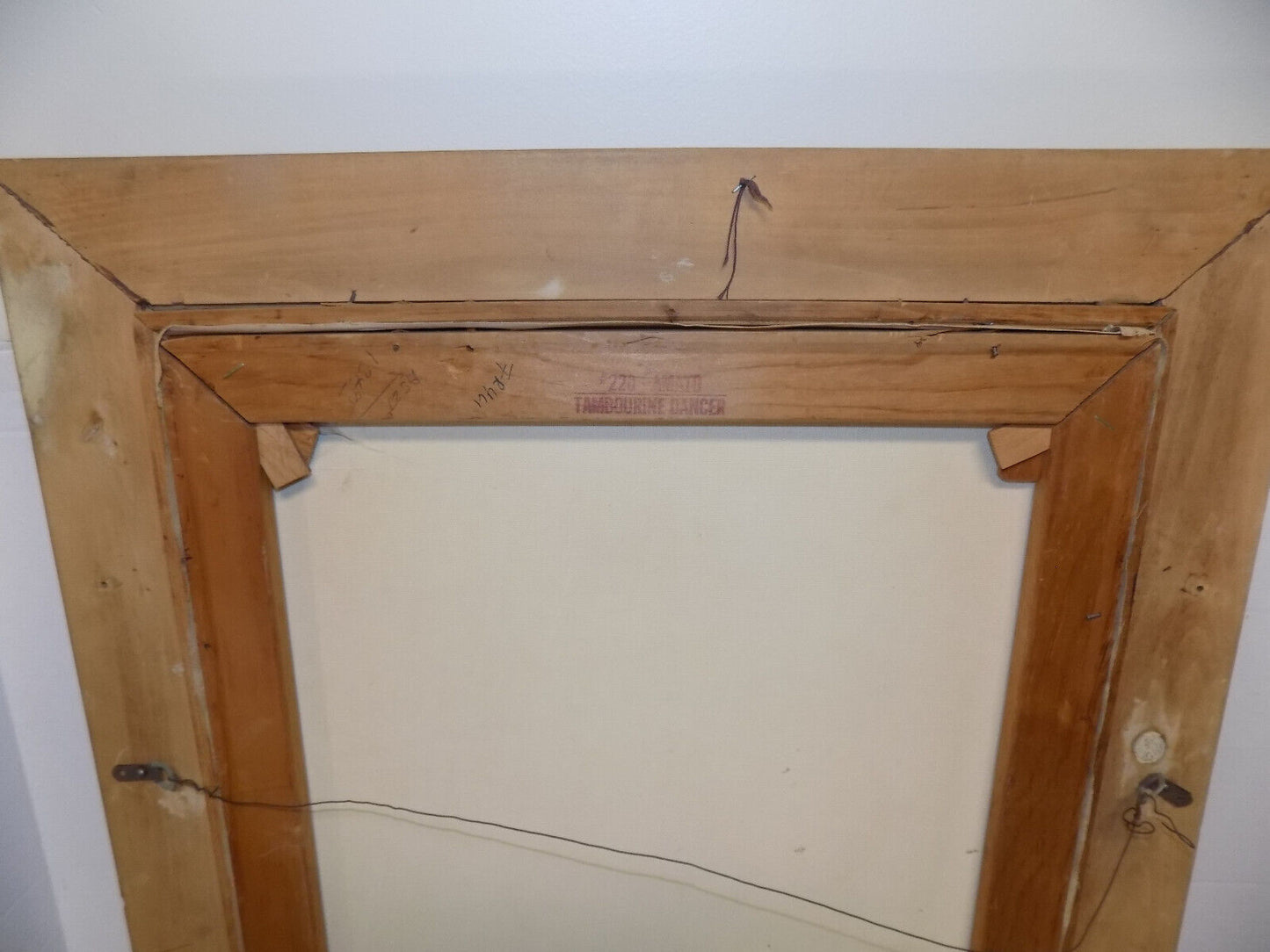 Luigi Amato Tambourine Dancer Print on Canvas Framed 24" x 30"