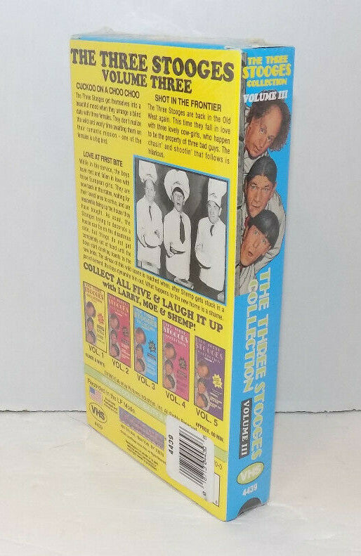 The Three Stooges Collection Volumes III Uncensored Uncut VHS New Sealed