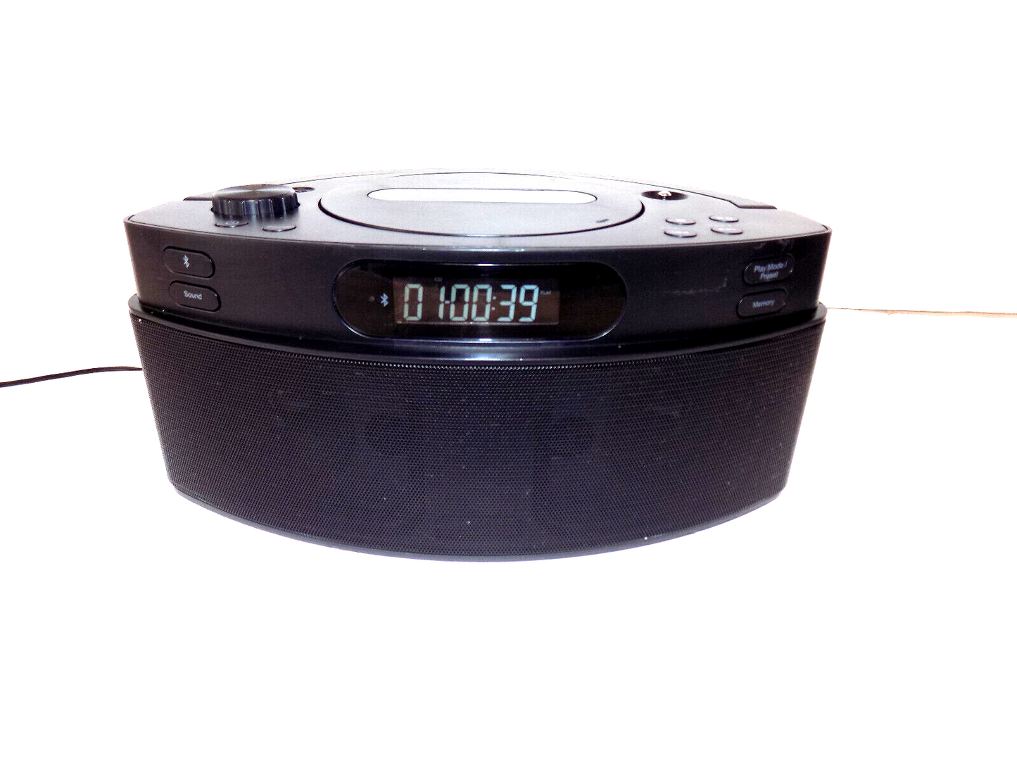 Insignia NS-CBBTCD01 Bluetooth CD Player Am/Fm Aux In USB Boom Box