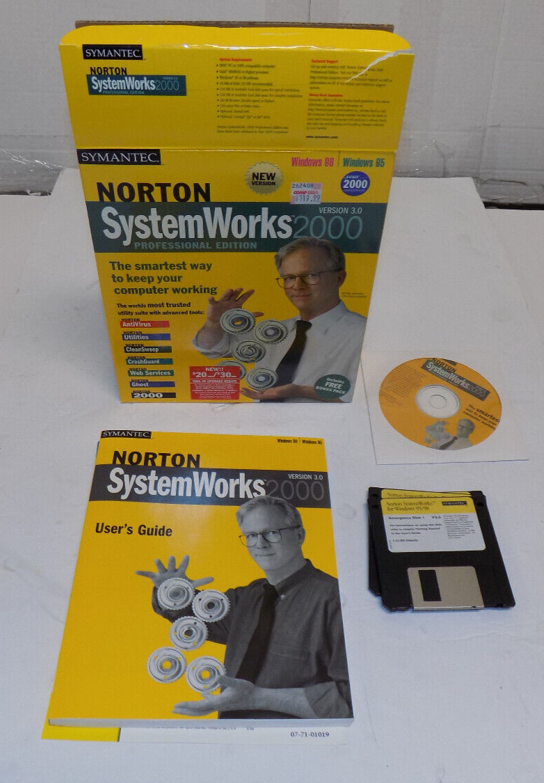 Norton System Works 2000 Windows 95 98 CD-ROM