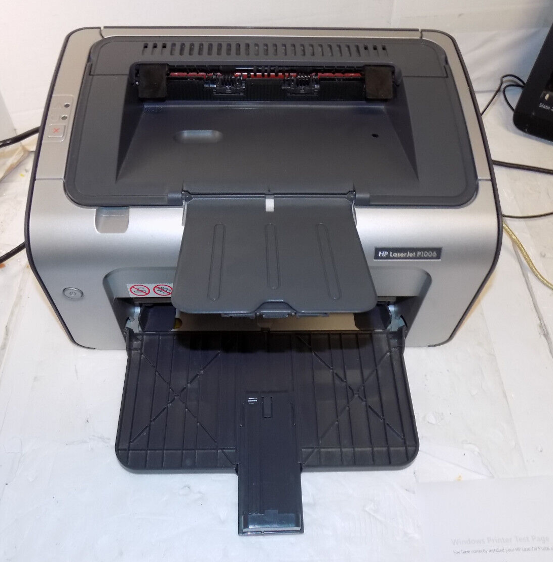 HP LaserJet P1006 Workgroup Laser Printer TESTED WORKS