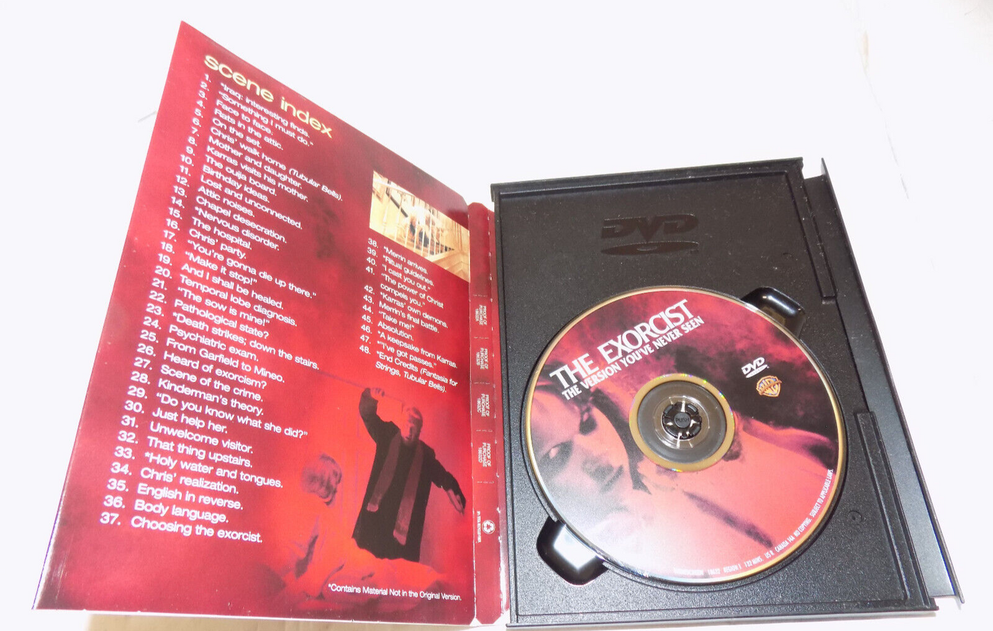 The Exorcist The Version You've Never Seen DVD Widescreen Version