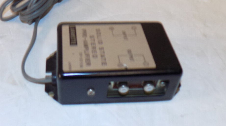 Lafayette 99-02198 Solid State Stereo Pre Amplifier Untested