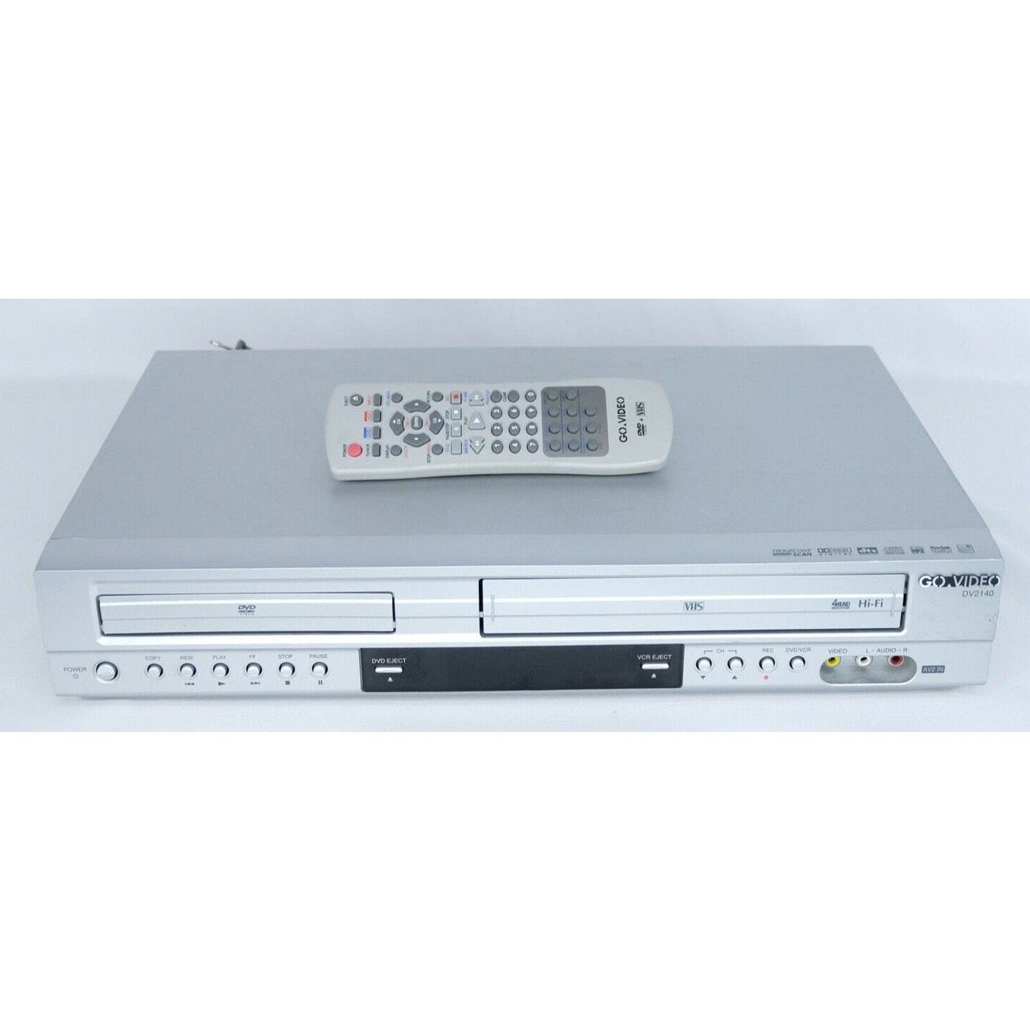 New in Box GoVideo dv2140 DVD VCR Combo with Hdmi Adapter