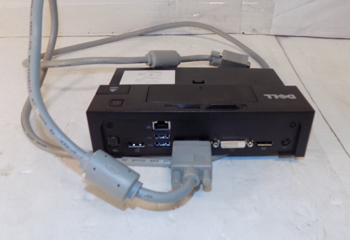 Dell E-Port II PRO3X Computer Docking Station USB for Latitude Laptop w/ Cable