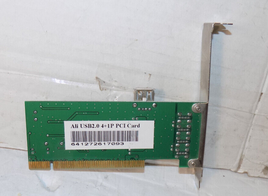 ALI USB 2.0 4 +1P PCI Card M5273 A1 4-Port