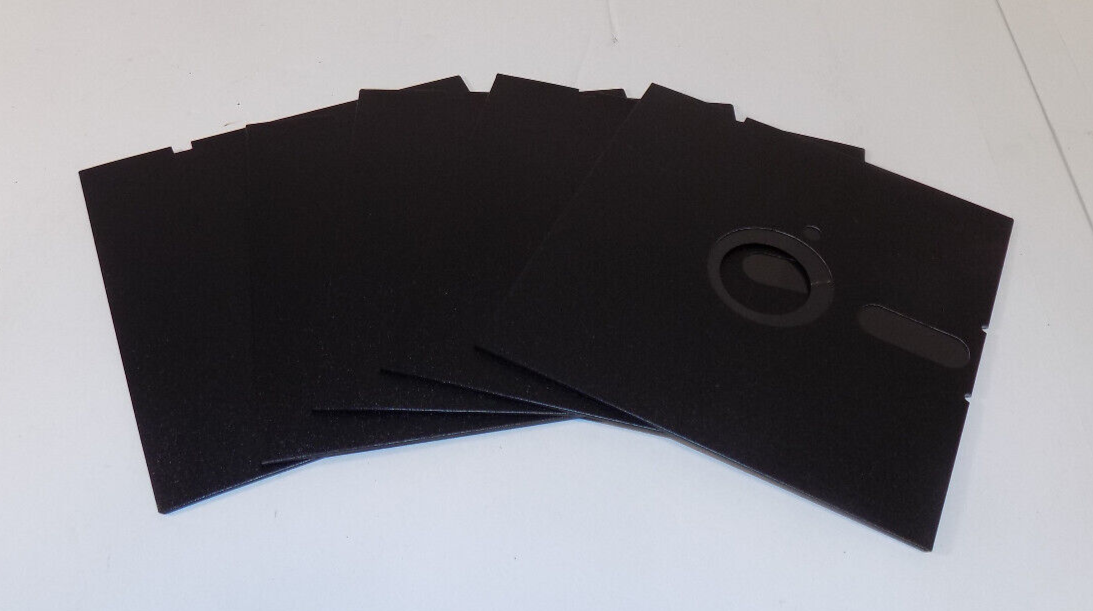 Lot of 5 Blank Diskettes 5-1/4 5.25" Floppy Disk DS/HD New