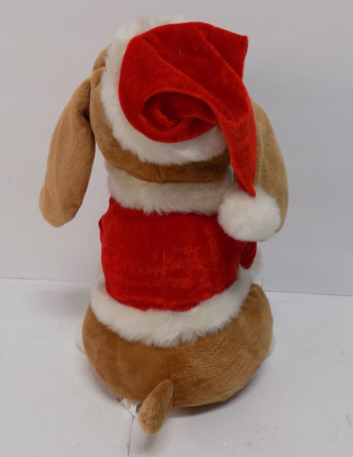 Goffa 12" Animated Singing Hound Puppy Dog Sings Winter Wonderland Christmas