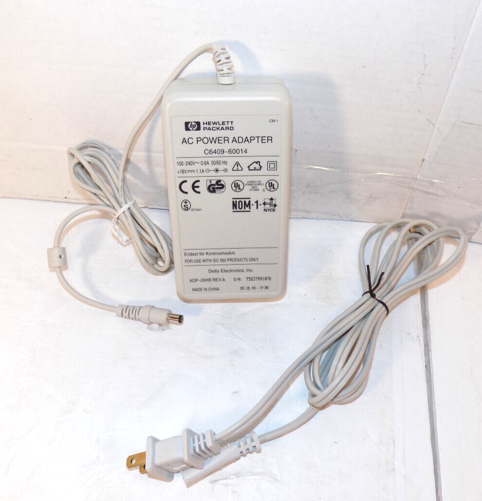 HP C6409-60014 OEM 18V 1.1A AC Power Adapter for DeskJet 710C 712C 842C