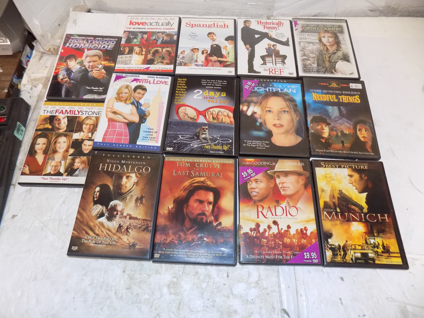 Lot of (14) DVD Movies - Mixed Genres - preowned