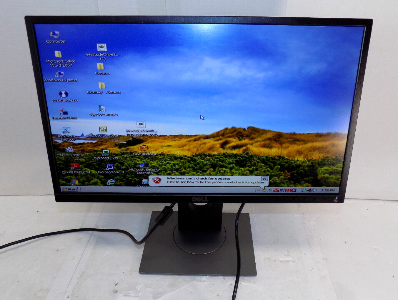 Dell Professional P2217HC 22" LCD Computer Monitor VGA & DisplayPort & HDMI