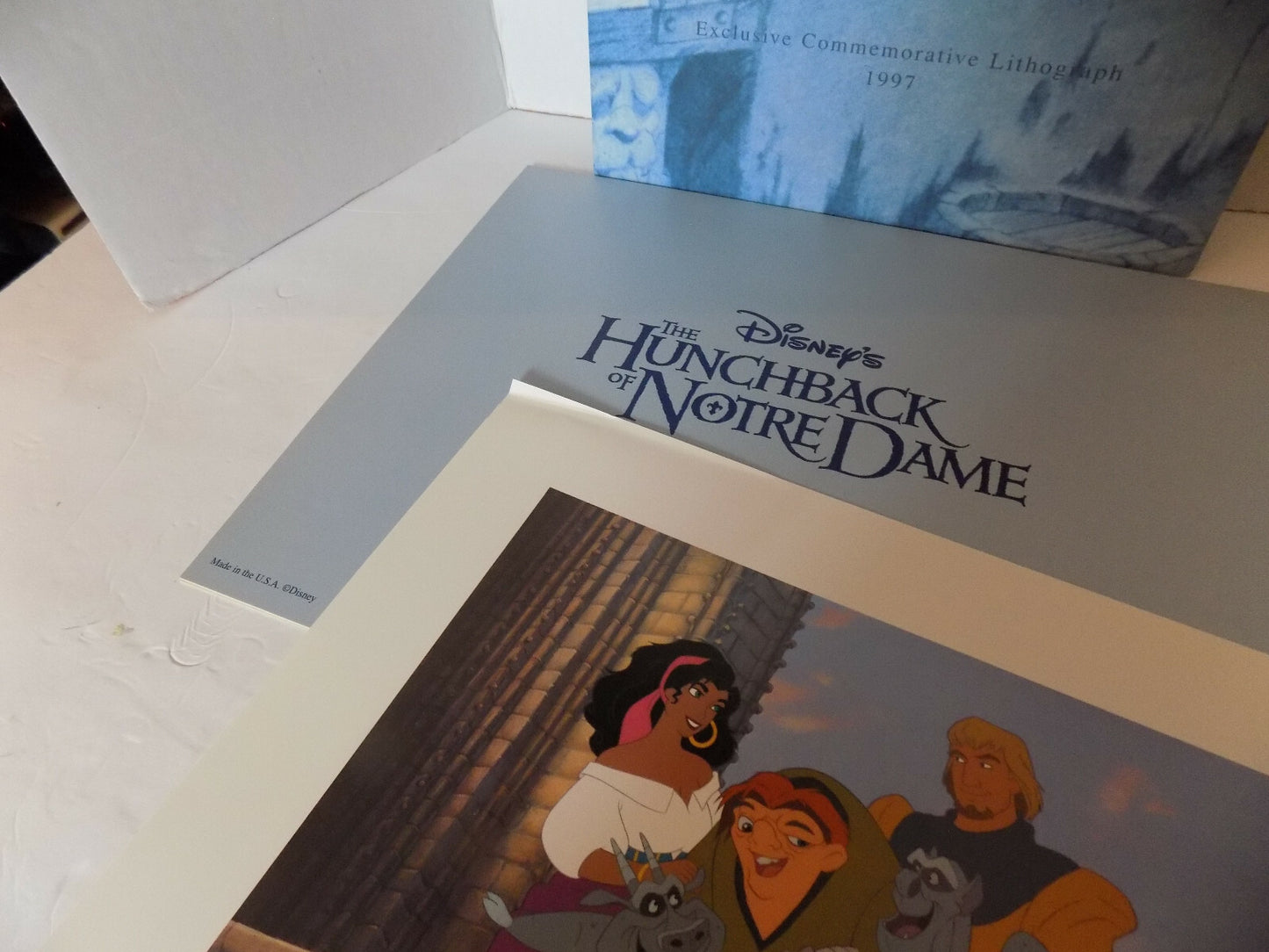 Disney's The Hunchback Of Notre Dame Exclusive Commemorative Lithograph 1997